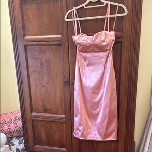 Dolce Gabbana Pink Satin Vintage